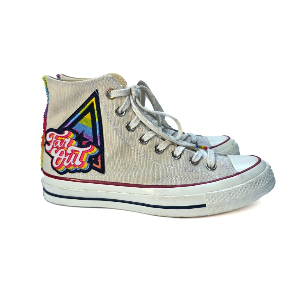 Converse Chuck 70 Pride Parade 2017 Rainbow Hi 158420C Mens 6.5 Womens 8.5 - Picture 2 of 15